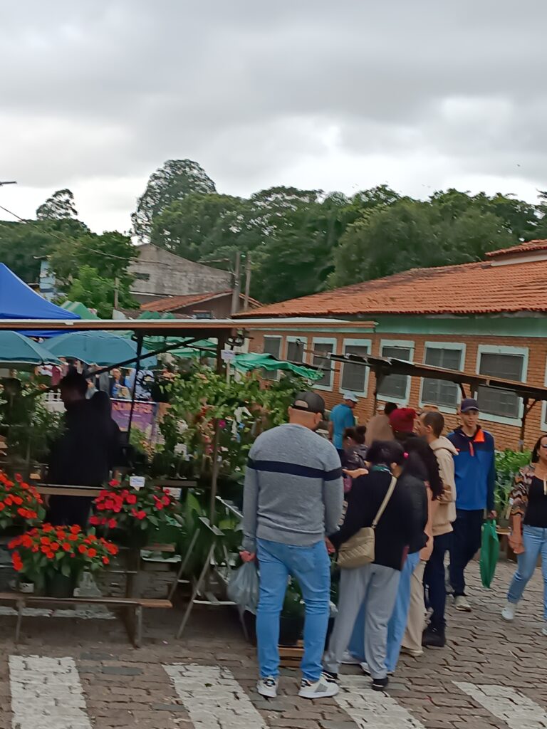 A Feira do verde é um local onde os visitantes são sempre presentes.