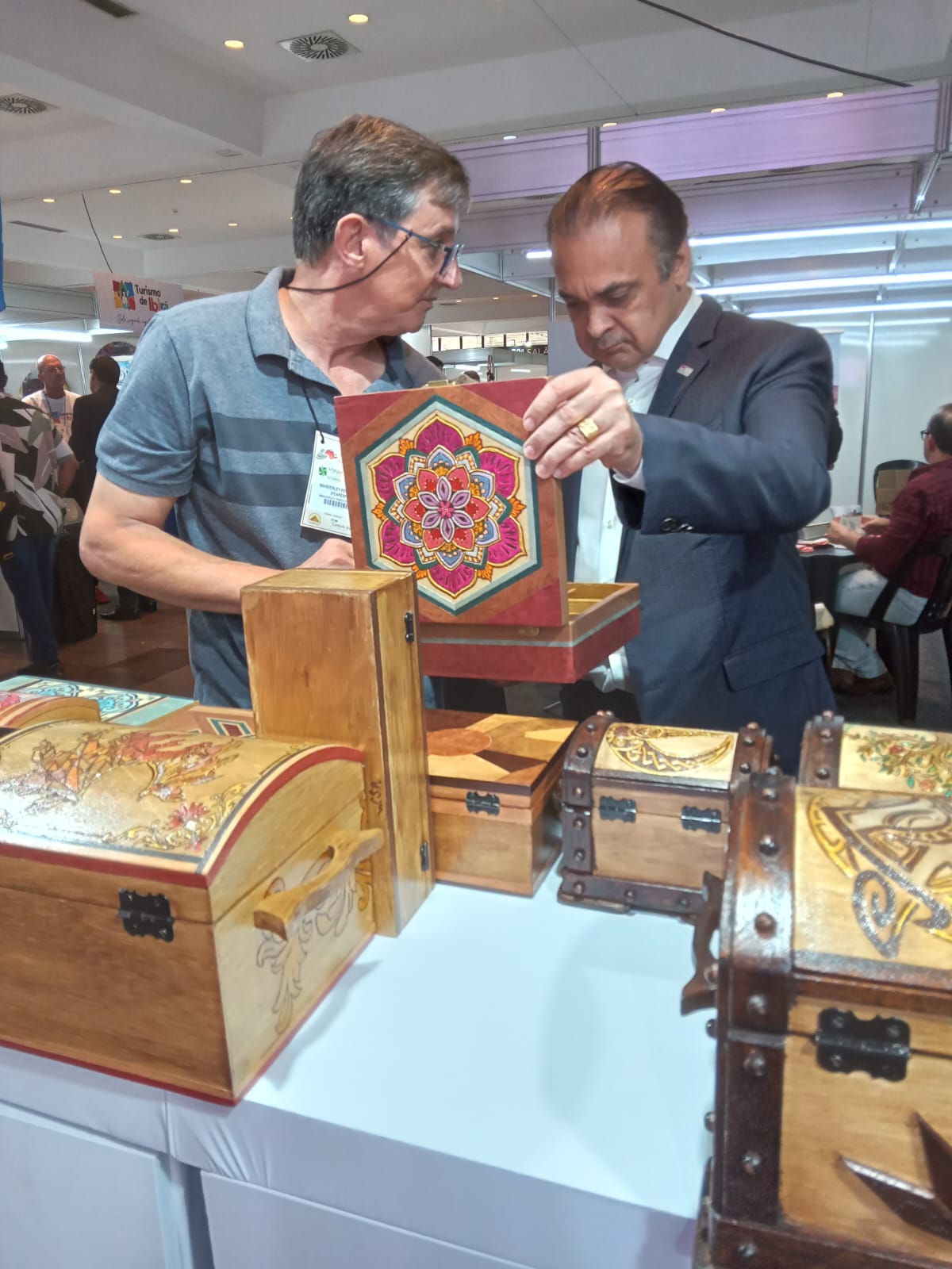 Expondo no Salão do Turismo