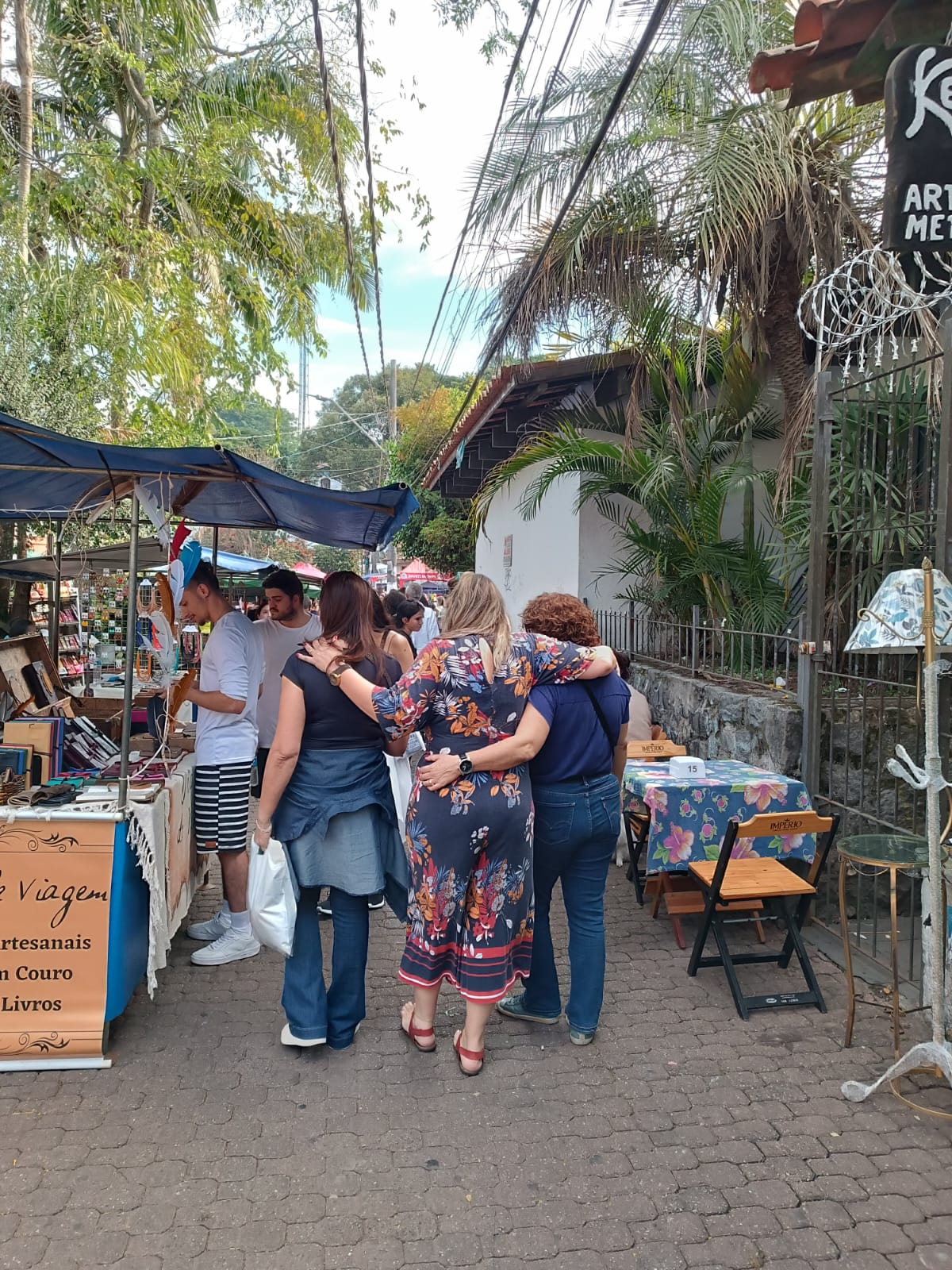 Todos se encontram aqui na Feira.